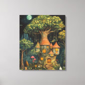 うっとりするような森 キャンバスプリント (正面)