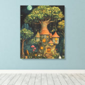 うっとりするような森 キャンバスプリント (インサイチュ (ウッドフロア))