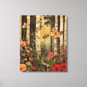 うっとりするような森 キャンバスプリント (正面)