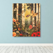 うっとりするような森 キャンバスプリント (インサイチュ (ウッドフロア))