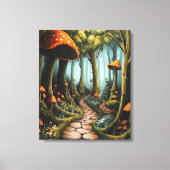 うっとりするような森 キャンバスプリント (正面)