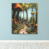 うっとりするような森 キャンバスプリント (インサイチュ (ウッドフロア))