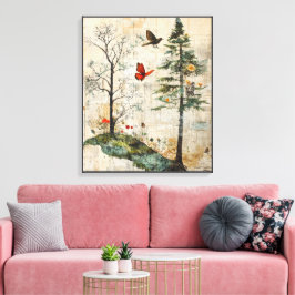 うっとりするような森 キャンバスプリント