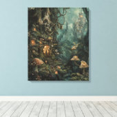 うっとりするような森 キャンバスプリント (インサイチュ (ウッドフロア))