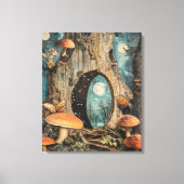 うっとりするような森 キャンバスプリント (正面)