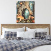 うっとりするような森 キャンバスプリント (インサイチュ (寝室))