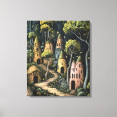 うっとりするような森 キャンバスプリント (正面)