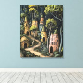 うっとりするような森 キャンバスプリント (インサイチュ (ウッドフロア))