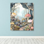 うっとりするような森 キャンバスプリント (インサイチュ (ウッドフロア))