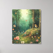 うっとりするような森 キャンバスプリント (正面)