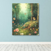 うっとりするような森 キャンバスプリント (インサイチュ (ウッドフロア))