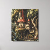 うっとりするような森 キャンバスプリント (正面)