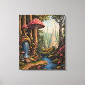 うっとりするような森 キャンバスプリント (正面)