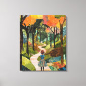 うっとりするような森 キャンバスプリント (正面)