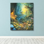 うっとりするような森 キャンバスプリント (インサイチュ (ウッドフロア))