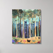 うっとりするような森 キャンバスプリント (正面)