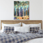 うっとりするような森 キャンバスプリント (インサイチュ (寝室))