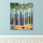 うっとりするような森 キャンバスプリント (インサイチュ (ウッドフロア))