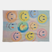 うっとりとした笑み キッチンタオル (横)