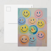 うっとりとした笑み シーズンポストカード (正面/裏面)