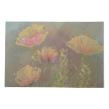 うっとりとした花の水の色ミュートされた地球のトーン