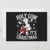 うっひゃー！クリスマスだ！おもしろい牛好きさん農場 シーズンカード (正面)