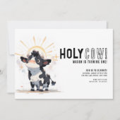 うっひゃー １歳の誕生日だ！ 招待状 (正面)