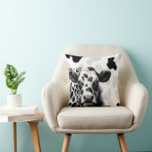 うっわ！黒と白の素朴なカントリー・ウェスタン クッション (椅子)