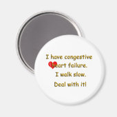 うっ血ハート不全 マグネット (正面/裏面)