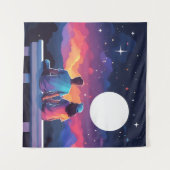 うっ血夫婦 タペストリー (正面(横))