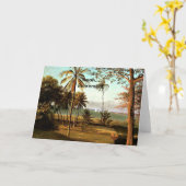 うっ……フロリダの風景 カード (黄色い花)