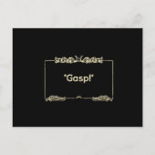 うっ！無声映画のポストカード ポストカード (正面)