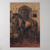 うつろな馬のヴィンテージ ポスター (正面)