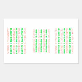 うつ板の面を変更する 長方形シール