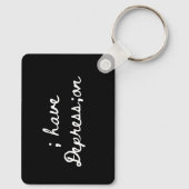 ；うつ病がある キーホルダー (裏面)