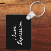 ；うつ病がある キーホルダー (裏面)