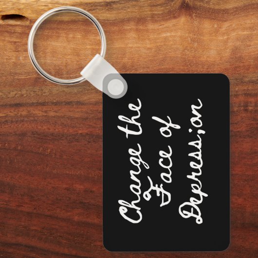 ；うつ病がある キーホルダー (正面)