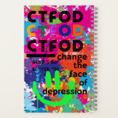 うつ病でユーザーが定義されない – ノートブック/ジャーナル ノートブック (裏面)