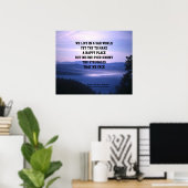 うつ病と悲しみ ポスター (ホームオフィス)