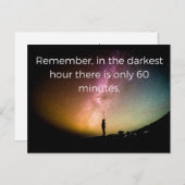 うつ病の名言ポストカード ギフトカード ポストカード (正面/裏面)