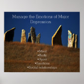 うつ病の回復ポスター ポスター (正面)