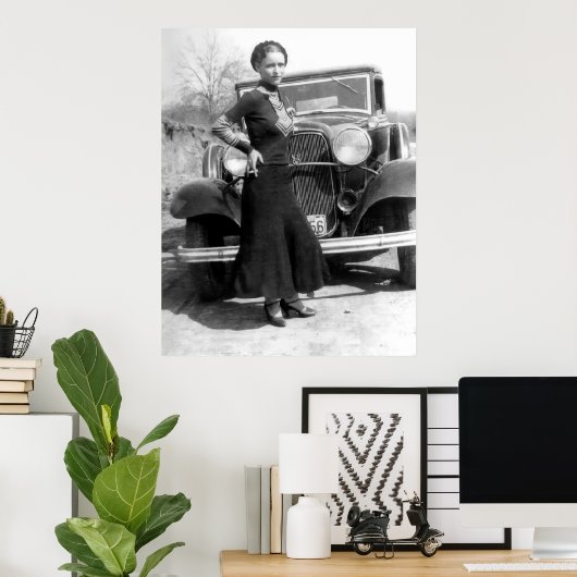 うつ病の時代のギャング – BONNIE PARKER 1933 ポスター (ホームオフィス)