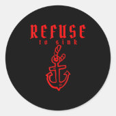 うつ病の精神衛生認識度 ラウンドシール (正面)