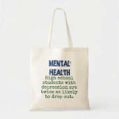 うつ病の高校生 – Mental Heal トートバッグ (正面)