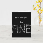 うつ病素晴らし精神衛生認識度 カード (黄色い花)