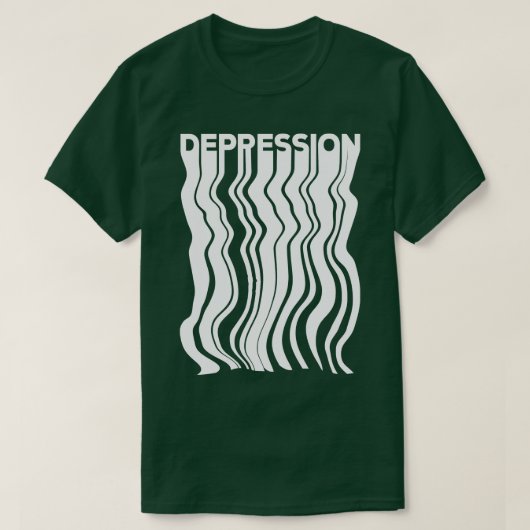うつ病 Tシャツ (デザイン正面)