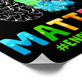 うつ精神衛生認識度の終わりスティグマ ポスター (角)