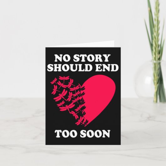 うつ自殺認識度No Story Should End T カード (正面)