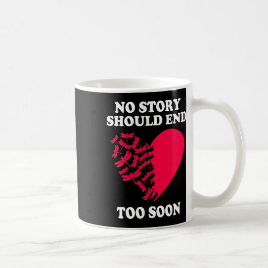 うつ自殺認識度No Story Should End T コーヒーマグカップ (右)
