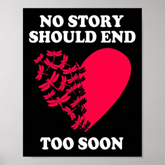 うつ自殺認識度No Story Should End T ポスター (正面)